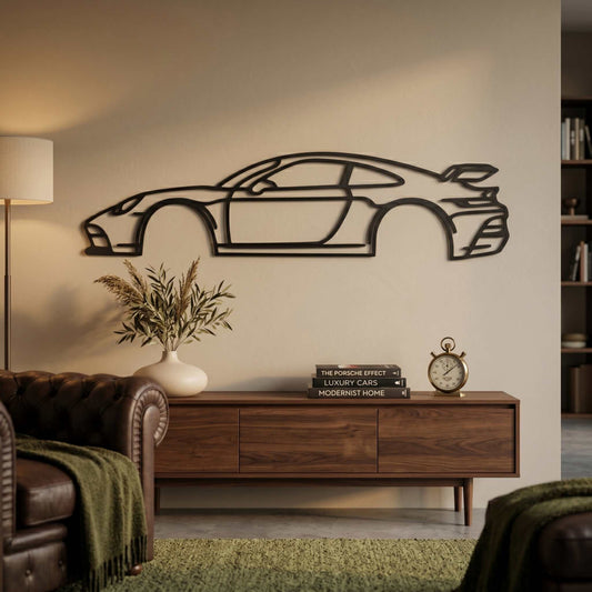 3. Lamborghini Huracán Metal Wall Art