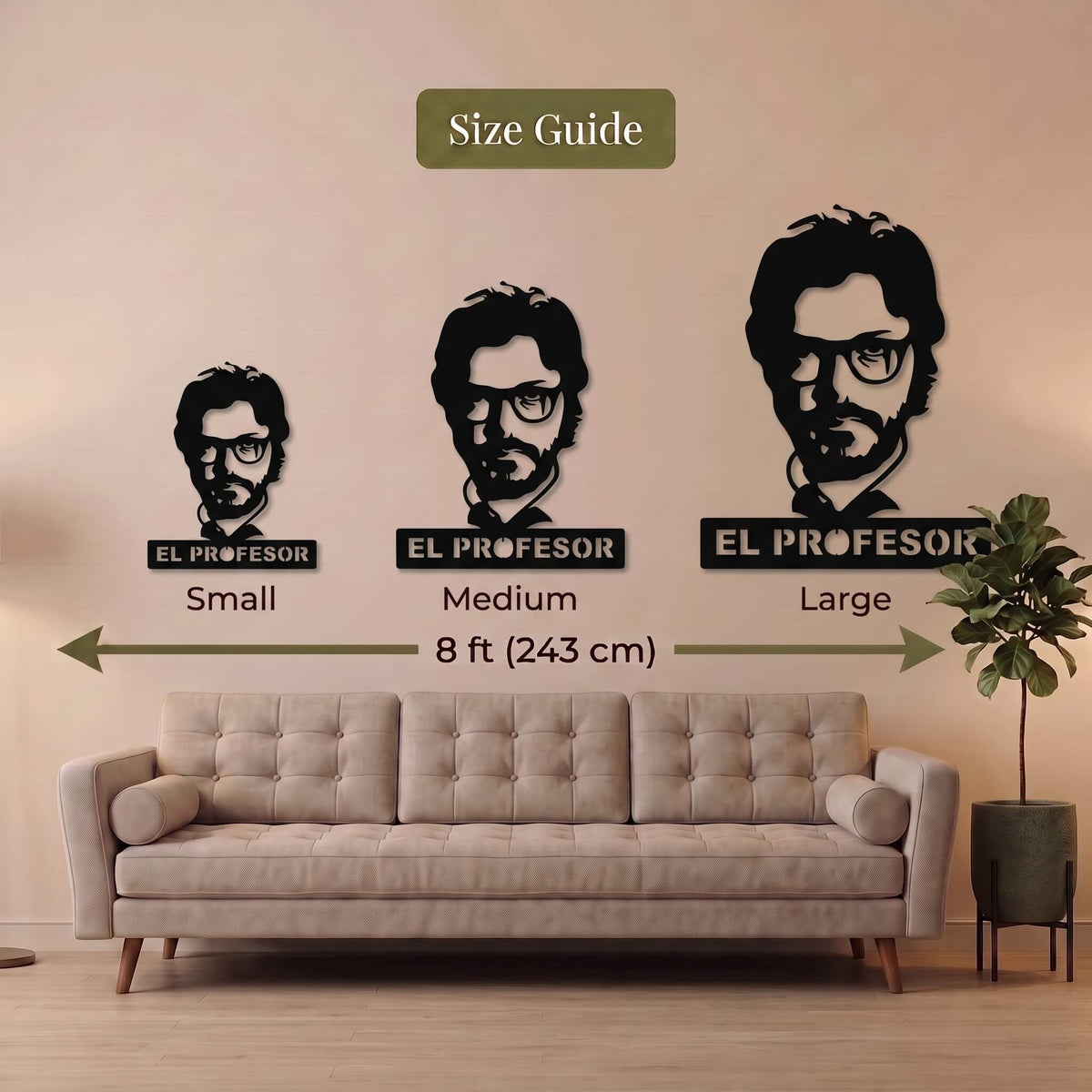 12. El Profesor Metal Wall Art