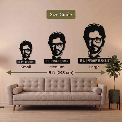 12. El Profesor Metal Wall Art