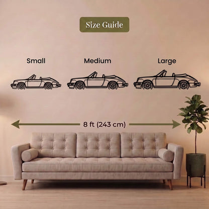 19. Classic Roadster Convertible Metal Wall Art