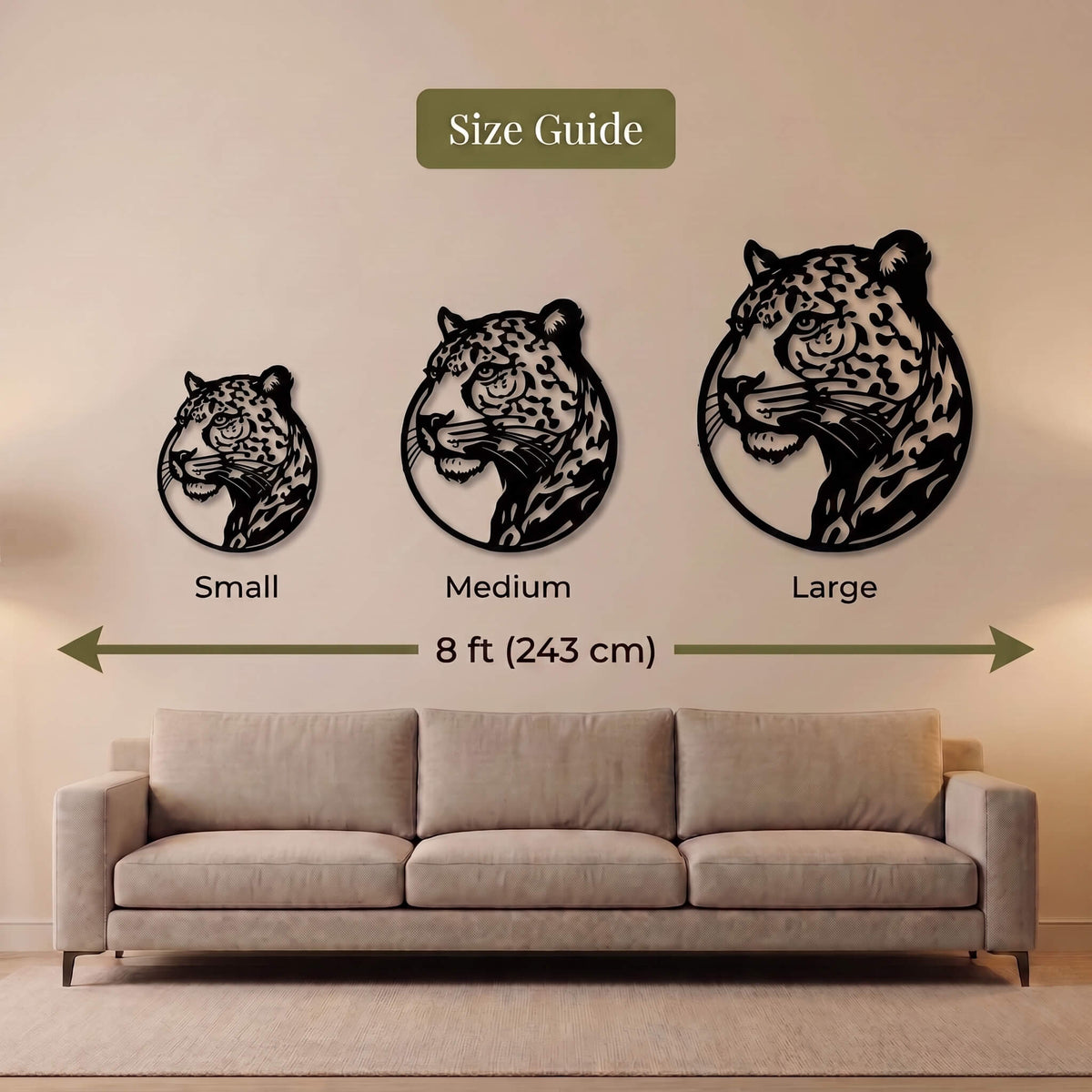 1. Majestic Tiger Face Metal Wall Art
