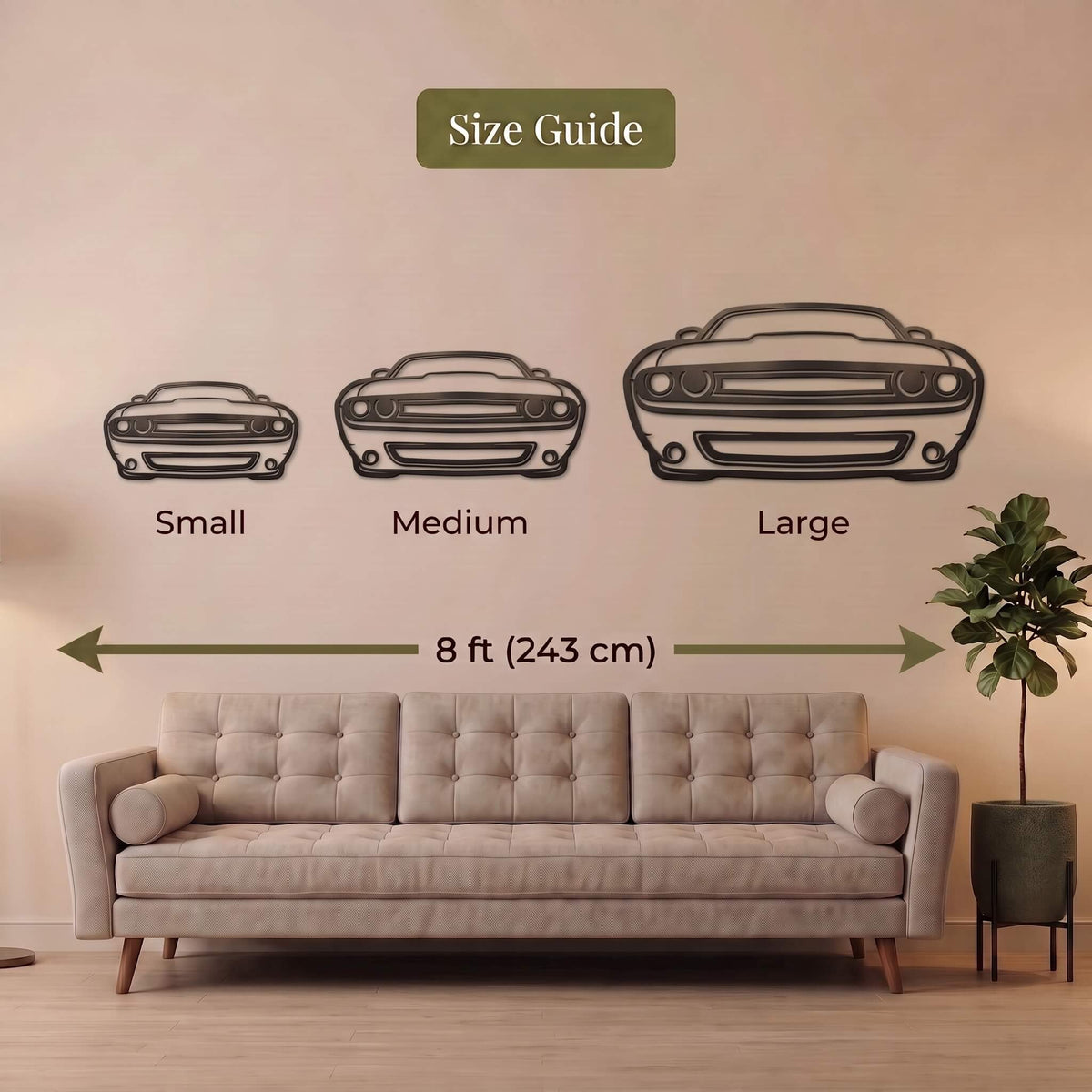 22. Muscle Car Grille Metal Wall Art