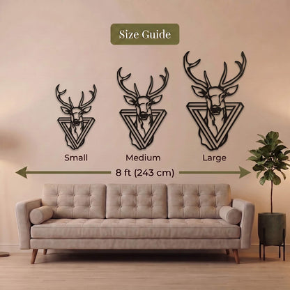 16. Deer Metal Wall Art