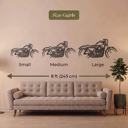 27. Classic Bike Metal Wall Art