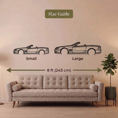 2. BMW Z4 Roadster Metal Wall Art