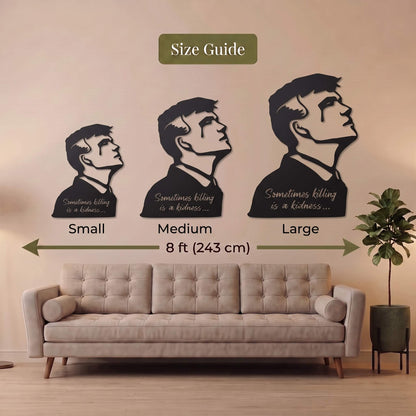 4. Thomas Shelby Quote Metal Wall Art