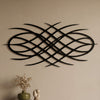 10. Infinity Waves Metal Wall Art