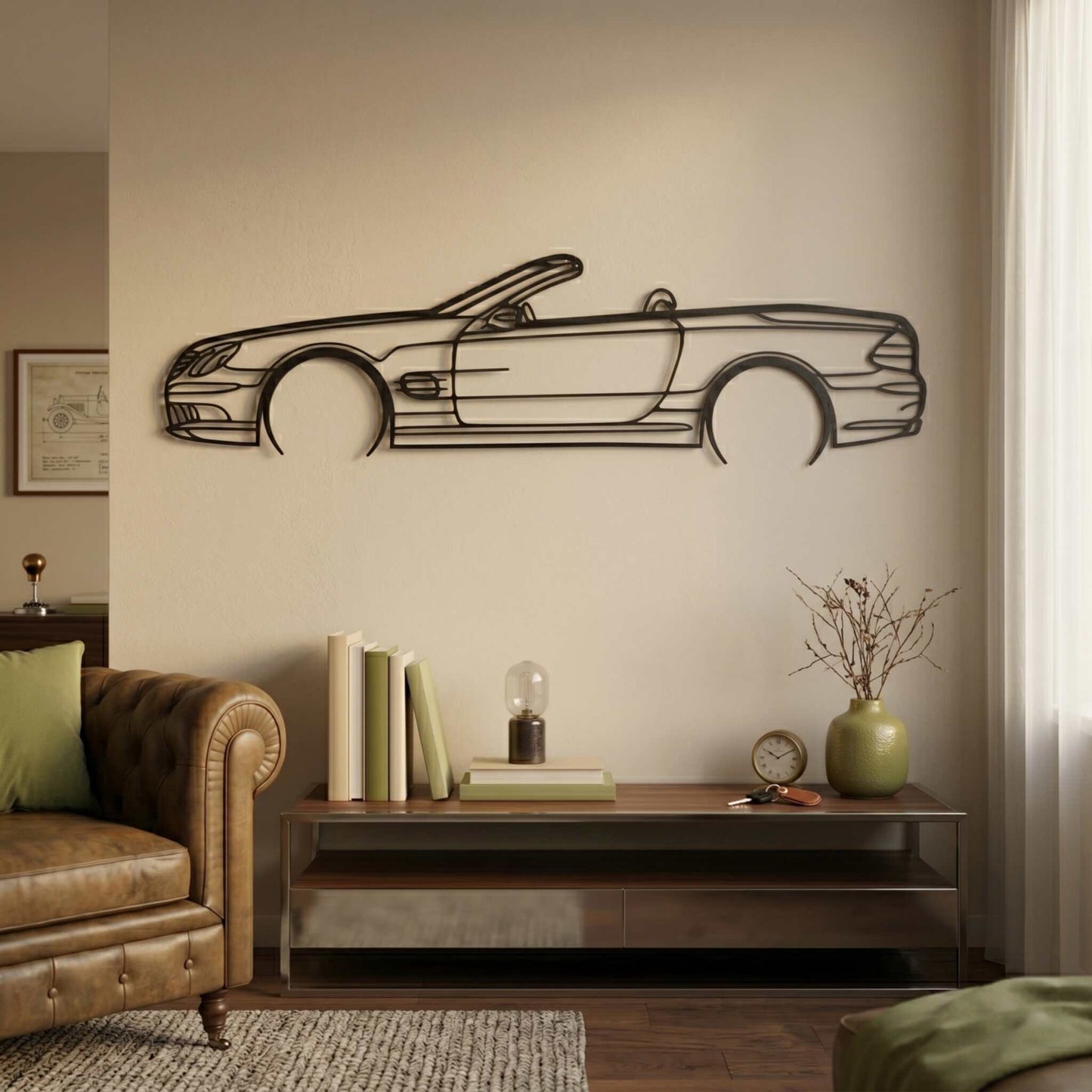 2. BMW Z4 Roadster Metal Wall Art