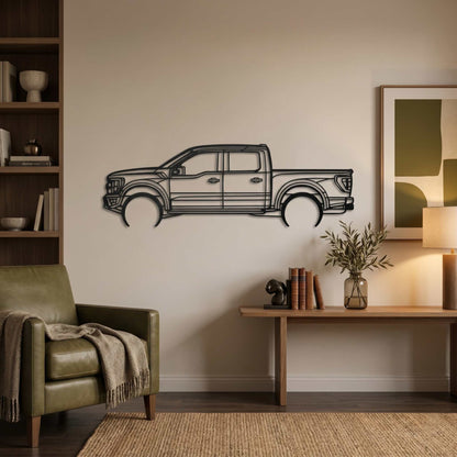7. Classic Pickup Truck Metal Wall Art