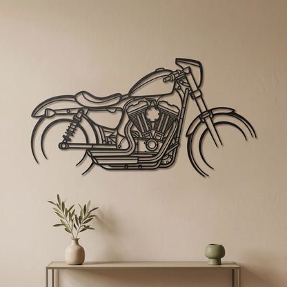 27. Classic Bike Metal Wall Art
