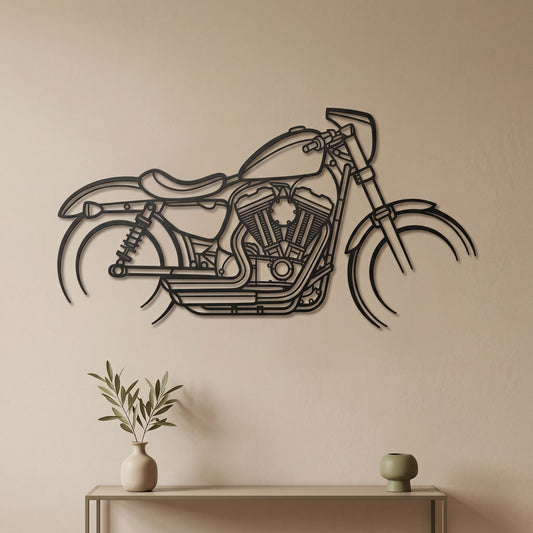 27. Classic Bike Metal Wall Art
