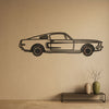24. Classic Fastback Metal Wall Art