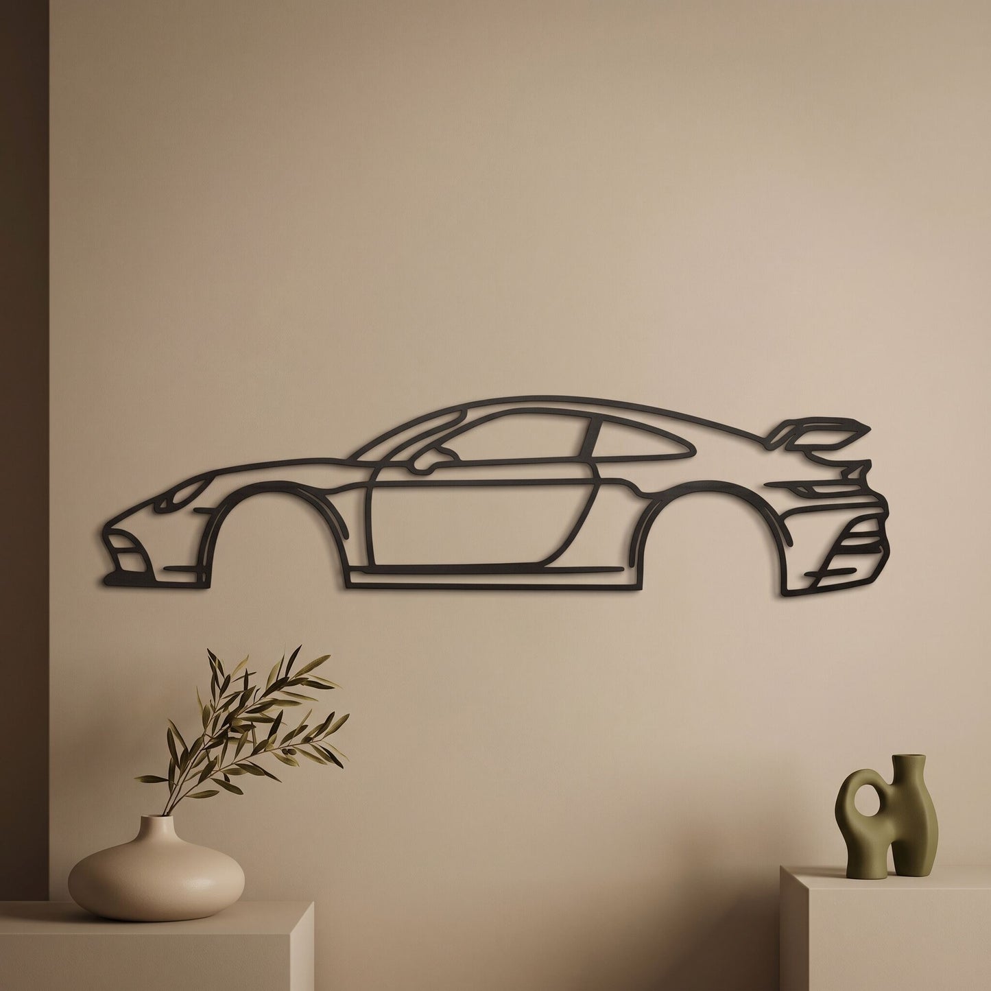 3. Lamborghini Huracán Metal Wall Art