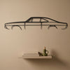 25. Classic Coupe Silhouette Metal Wall Art