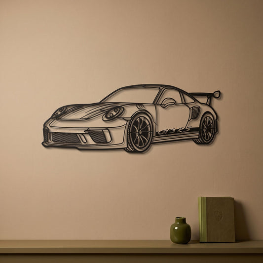 8. Porsche 911 GT3 RS Metal Wall Art