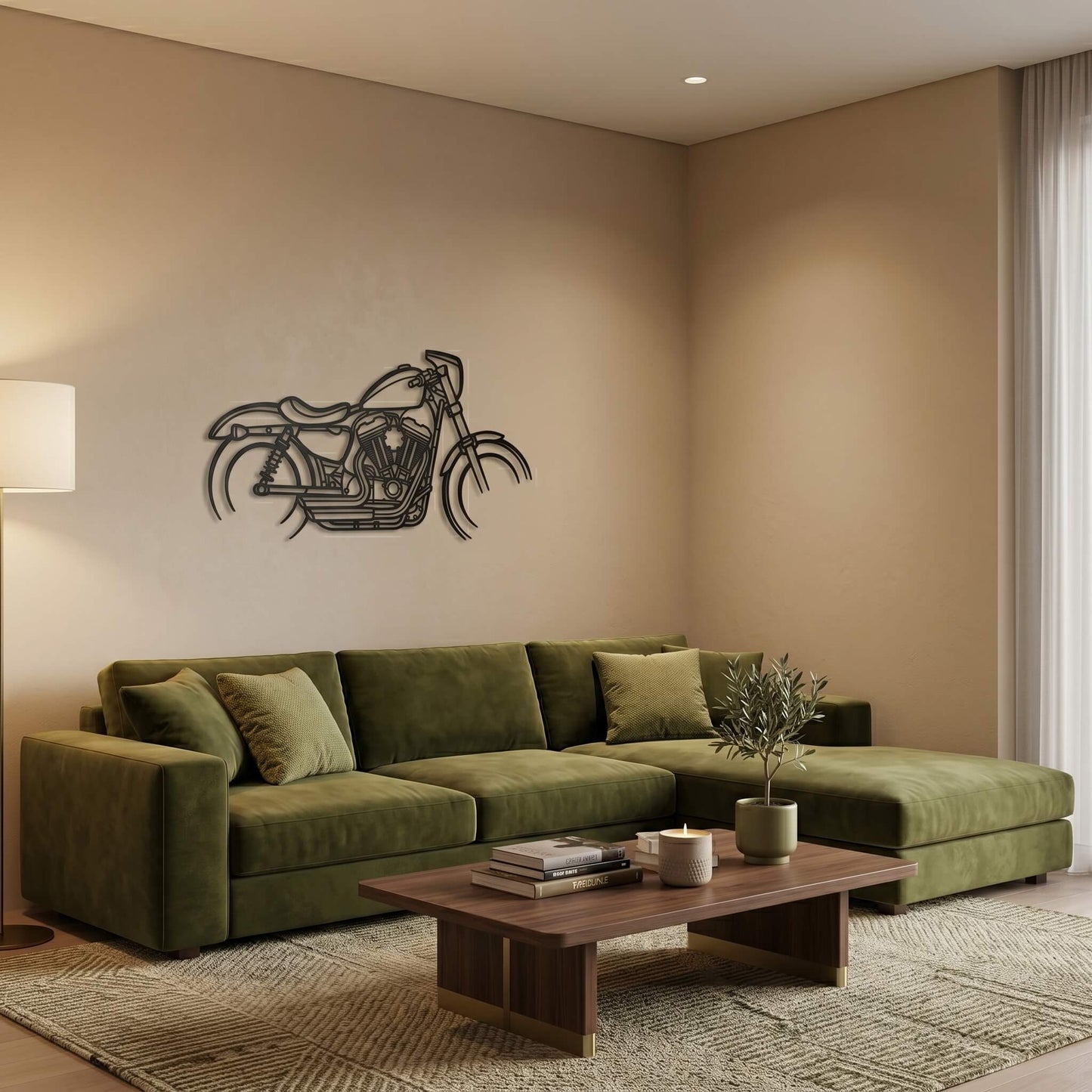 27. Classic Bike Metal Wall Art