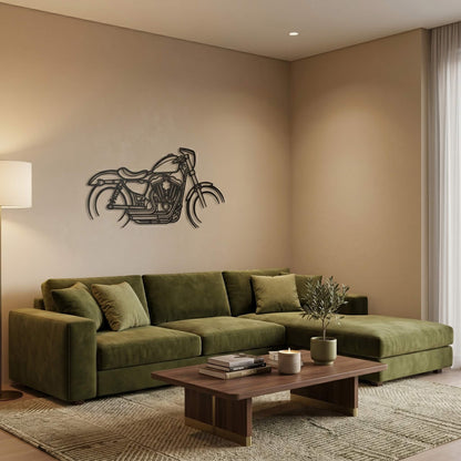 27. Classic Bike Metal Wall Art