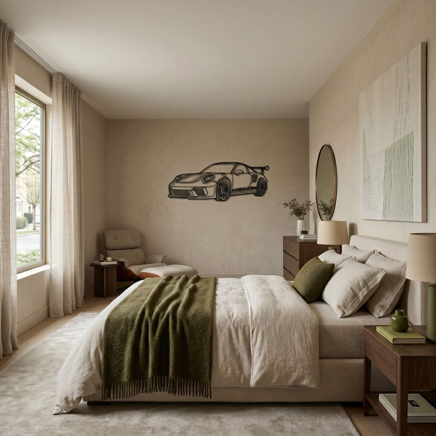 8. Porsche 911 GT3 RS Metal Wall Art