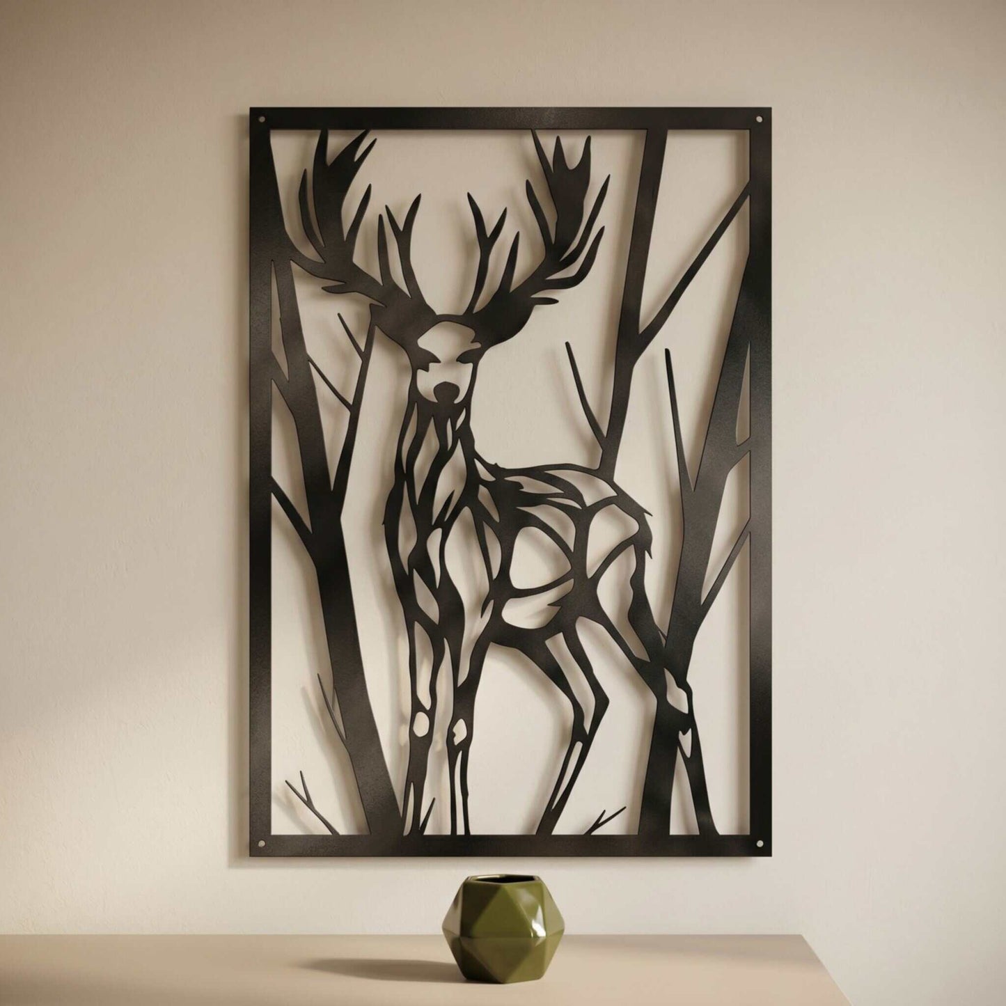 16. Deer Metal Wall Art