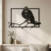 21. Perched Eagle Metal Wall Art