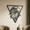 14. Eagle Head Metal Wall Art