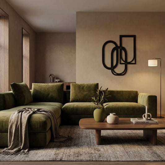 11. Abstract Geometric Metal Wall Art